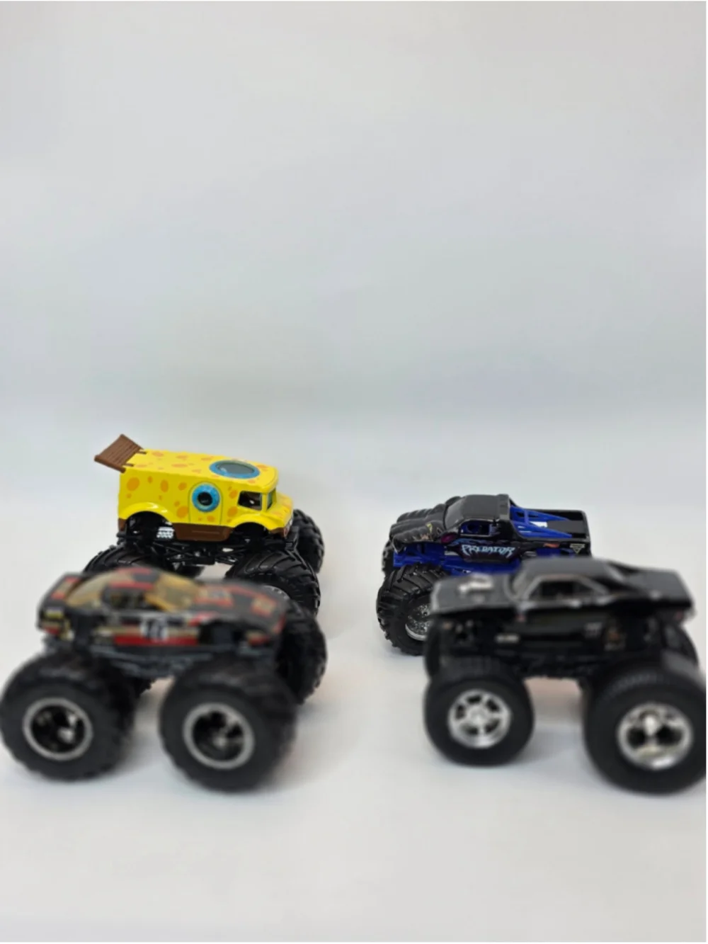 Hot Wheels Monster Trucks Set of 4 Multi-color One Size